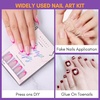 image:imageMakartt Almond Nail Tips 500pcs Medium Prebuffed Full Cover Clear Press on Nails 10 Sizes Soak Off Soft Gel Nail Tips Extension Professional Acrylic Fake Nails No Crease False Nail Salon DIY ArtNail Glue Remover Kit 3