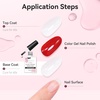 image:imageMakartt Base Coat Nail Polish 15ml  Extra Strong LongLasting Gel Base Coat amp Nail Glue for Small Nail Charms PressOn Nails UVLED Lamp Required Clear Foundation for Salon amp DIY Home UseExtra Strong Base Coat