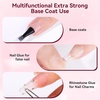 image:imageMakartt Base Coat Nail Polish 15ml  Extra Strong LongLasting Gel Base Coat amp Nail Glue for Small Nail Charms PressOn Nails UVLED Lamp Required Clear Foundation for Salon amp DIY Home UseExtra Strong Base Coat