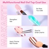 image:imageMakartt Base Coat Nail Polish 15ml  Extra Strong LongLasting Gel Base Coat amp Nail Glue for Small Nail Charms PressOn Nails UVLED Lamp Required Clear Foundation for Salon amp DIY Home UseHard Gel Top Coat