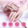 image:imageMakartt Base Coat Nail Polish 15ml  Extra Strong LongLasting Gel Base Coat amp Nail Glue for Small Nail Charms PressOn Nails UVLED Lamp Required Clear Foundation for Salon amp DIY Home UseHard Gel Top Coat