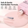 image:imageMakartt Builder Base and Top Coat Kit 2 Pcs 15ml 8in1 Clear Nail Builder with Gel Top Coat Strengthener Rubber Base Nail Glue  High Glossy for Home Manicure DIY amp Salon UV Light NeededNude Nail Builder  Top Coat