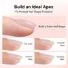 image:imageMakartt Builder Base and Top Coat Kit 2 Pcs 15ml 8in1 Clear Nail Builder with Gel Top Coat Strengthener Rubber Base Nail Glue  High Glossy for Home Manicure DIY amp Salon UV Light NeededNude Nail Builder  Top Coat