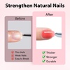 image:imageMakartt Builder Base and Top Coat Kit 2 Pcs 15ml 8in1 Clear Nail Builder with Gel Top Coat Strengthener Rubber Base Nail Glue  High Glossy for Home Manicure DIY amp Salon UV Light NeededPink Nail Builder  Top Coat