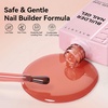 image:imageMakartt Builder Base and Top Coat Kit 2 Pcs 15ml 8in1 Clear Nail Builder with Gel Top Coat Strengthener Rubber Base Nail Glue  High Glossy for Home Manicure DIY amp Salon UV Light NeededNude Brown Nail Builder  Top Coat