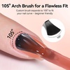 image:imageMakartt Builder Base and Top Coat Kit 2 Pcs 15ml 8in1 Clear Nail Builder with Gel Top Coat Strengthener Rubber Base Nail Glue  High Glossy for Home Manicure DIY amp Salon UV Light NeededNude Brown Nail Builder  Top Coat