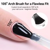 image:imageMakartt Builder Base and Top Coat Kit 2 Pcs 15ml 8in1 Clear Nail Builder with Gel Top Coat Strengthener Rubber Base Nail Glue  High Glossy for Home Manicure DIY amp Salon UV Light NeededClear Nail Builder  Top Coat