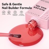 image:imageMakartt Builder Base and Top Coat Kit 2 Pcs 15ml 8in1 Clear Nail Builder with Gel Top Coat Strengthener Rubber Base Nail Glue  High Glossy for Home Manicure DIY amp Salon UV Light NeededPink Nail Builder  Top Coat