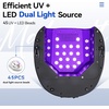 image:imageMakartt Compact Travel UV Nail Lamp for Gel Polish Plugin Nail Dryer with 5s Flash Cure 99s Mode for Dark Thick Gels Auto Sensor 4 Timers amp 18 LED Beads for Beginner Home DIY Gift WhiteA6 nail lampMatte Black