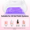 image:imageMakartt Compact Travel UV Nail Lamp for Gel Polish Plugin Nail Dryer with 5s Flash Cure 99s Mode for Dark Thick Gels Auto Sensor 4 Timers amp 18 LED Beads for Beginner Home DIY Gift WhiteA2 nail lampWhite