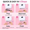 image:imageMakartt Compact Travel UV Nail Lamp for Gel Polish Plugin Nail Dryer with 5s Flash Cure 99s Mode for Dark Thick Gels Auto Sensor 4 Timers amp 18 LED Beads for Beginner Home DIY Gift WhiteA2 nail lampWhite