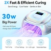 image:imageMakartt Compact Travel UV Nail Lamp for Gel Polish Plugin Nail Dryer with 5s Flash Cure 99s Mode for Dark Thick Gels Auto Sensor 4 Timers amp 18 LED Beads for Beginner Home DIY Gift WhiteA3 nail lampPlating Silver