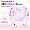 image:imageMakartt Compact Travel UV Nail Lamp for Gel Polish Plugin Nail Dryer with 5s Flash Cure 99s Mode for Dark Thick Gels Auto Sensor 4 Timers amp 18 LED Beads for Beginner Home DIY Gift WhiteA2 nail lampWhite