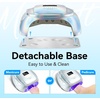image:imageMakartt Compact Travel UV Nail Lamp for Gel Polish Plugin Nail Dryer with 5s Flash Cure 99s Mode for Dark Thick Gels Auto Sensor 4 Timers amp 18 LED Beads for Beginner Home DIY Gift WhiteA3 nail lampPlating Silver