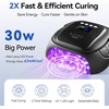 image:imageMakartt Compact Travel UV Nail Lamp for Gel Polish Plugin Nail Dryer with 5s Flash Cure 99s Mode for Dark Thick Gels Auto Sensor 4 Timers amp 18 LED Beads for Beginner Home DIY Gift WhiteA6 nail lampMatte Black