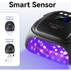 image:imageMakartt Compact Travel UV Nail Lamp for Gel Polish Plugin Nail Dryer with 5s Flash Cure 99s Mode for Dark Thick Gels Auto Sensor 4 Timers amp 18 LED Beads for Beginner Home DIY Gift WhiteA6 nail lampMatte Black