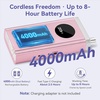 image:imageMakartt Cordless Nail Drill 30000RPM  Rechargeable Electric Nail File for Beginners amp Pros Ready Quiet 8H Efile Kit for Acrylic amp Gel Removal 48W Carbon Motor with LCD Home amp Beauty School WhitePurapedi Pink