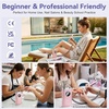 image:imageMakartt Cordless Nail Drill 30000RPM  Rechargeable Electric Nail File for Beginners amp Pros Ready Quiet 8H Efile Kit for Acrylic amp Gel Removal 48W Carbon Motor with LCD Home amp Beauty School WhitePurapedi Pink