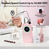 image:imageMakartt Cordless Nail Drill for Beginners Easy amp Safe Electric Nail File for Home DIY Low Vibration Quiet Control with LCD for Gel Removal Shaping amp Nail Care YEEYANPink Yeeyan
