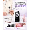 image:imageMakartt Cordless Nail Drill for Beginners Easy amp Safe Electric Nail File for Home DIY Low Vibration Quiet Control with LCD for Gel Removal Shaping amp Nail Care YEEYANYeeyan Black