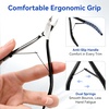 image:imageMakartt Cuticle Nippers Pink Cuticle Trimmer Extremely Sharp Full Jaw Cuticle Remover Nail Care for Manicure Home Salon Use Pack of 12pcsBlack Cuticle Nippers