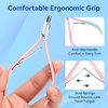 image:imageMakartt Cuticle Nippers Pink Cuticle Trimmer Extremely Sharp Full Jaw Cuticle Remover Nail Care for Manicure Home Salon Use Pack of 1Pink Cuticle Nippers 2 Pack