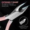 image:imageMakartt Cuticle Nippers Pink Cuticle Trimmer Extremely Sharp Full Jaw Cuticle Remover Nail Care for Manicure Home Salon Use Pack of 1Pink Cuticle Nippers 1 Pack