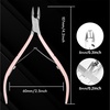 image:imageMakartt Cuticle Nippers Pink Cuticle Trimmer Extremely Sharp Full Jaw Cuticle Remover Nail Care for Manicure Home Salon Use Pack of 1Pink Cuticle Nippers 1 Pack