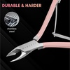image:imageMakartt Cuticle Nippers Pink Cuticle Trimmer Extremely Sharp Full Jaw Cuticle Remover Nail Care for Manicure Home Salon Use Pack of 1Pink Cuticle Nippers 1 Pack