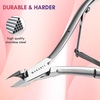 image:imageMakartt Cuticle Nippers Pink Cuticle Trimmer Extremely Sharp Full Jaw Cuticle Remover Nail Care for Manicure Home Salon Use Pack of 1Silver Cuticle Nippers 1 Pack