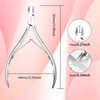 image:imageMakartt Cuticle Nippers Pink Cuticle Trimmer Extremely Sharp Full Jaw Cuticle Remover Nail Care for Manicure Home Salon Use Pack of 1Silver Cuticle Nippers 1 Pack