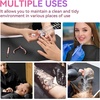image:imageMakartt Disposable Nail Mats 50 Pcs 3Ply Absorbent Nail Table Pads with PE Backing 18 x 13 Nail Desk Protection for Manicure Pedicure Acrylic Gel Practice Salon amp Home DIY PinkBlack