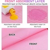 image:imageMakartt Disposable Nail Mats 50 Pcs 3Ply Absorbent Nail Table Pads with PE Backing 18 x 13 Nail Desk Protection for Manicure Pedicure Acrylic Gel Practice Salon amp Home DIY PinkPink