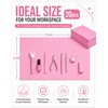 image:imageMakartt Disposable Nail Mats 50 Pcs 3Ply Absorbent Nail Table Pads with PE Backing 18 x 13 Nail Desk Protection for Manicure Pedicure Acrylic Gel Practice Salon amp Home DIY PinkPink