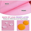 image:imageMakartt Disposable Nail Mats 50 Pcs 3Ply Absorbent Nail Table Pads with PE Backing 18 x 13 Nail Desk Protection for Manicure Pedicure Acrylic Gel Practice Salon amp Home DIY PinkPink