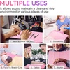 image:imageMakartt Disposable Nail Mats 50 Pcs 3Ply Absorbent Nail Table Pads with PE Backing 18 x 13 Nail Desk Protection for Manicure Pedicure Acrylic Gel Practice Salon amp Home DIY PinkPink