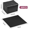 image:imageMakartt Disposable Nail Mats 50 Pcs 3Ply Absorbent Nail Table Pads with PE Backing 18 x 13 Nail Desk Protection for Manicure Pedicure Acrylic Gel Practice Salon amp Home DIY PinkBlack