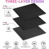 image:imageMakartt Disposable Nail Mats 50 Pcs 3Ply Absorbent Nail Table Pads with PE Backing 18 x 13 Nail Desk Protection for Manicure Pedicure Acrylic Gel Practice Salon amp Home DIY PinkBlack