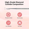 image:imageMakartt Flame Cuticle Nail Drill Bit  332 Shank Tungsten Carbide Bit for Nail Drill Machine Professional Shape Bit for Cuticle Cleaning Smooth Gel NailsSidewall Dead Skin amp Nail Prep SilverCuticle Drill Bit