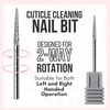 image:imageMakartt Flame Cuticle Nail Drill Bit  332 Shank Tungsten Carbide Bit for Nail Drill Machine Professional Shape Bit for Cuticle Cleaning Smooth Gel NailsSidewall Dead Skin amp Nail Prep SilverNeedle shapeF