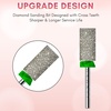 image:imageMakartt Flame Cuticle Nail Drill Bit  332 Shank Tungsten Carbide Bit for Nail Drill Machine Professional Shape Bit for Cuticle Cleaning Smooth Gel NailsSidewall Dead Skin amp Nail Prep SilverDiamond Barrel BitC