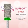 image:imageMakartt Flame Cuticle Nail Drill Bit  332 Shank Tungsten Carbide Bit for Nail Drill Machine Professional Shape Bit for Cuticle Cleaning Smooth Gel NailsSidewall Dead Skin amp Nail Prep SilverDiamond Barrel BitC
