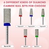image:imageMakartt Flame Cuticle Nail Drill Bit  332 Shank Tungsten Carbide Bit for Nail Drill Machine Professional Shape Bit for Cuticle Cleaning Smooth Gel NailsSidewall Dead Skin amp Nail Prep SilverDiamond Barrel BitM