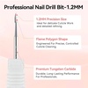 image:imageMakartt Flame Cuticle Nail Drill Bit  332 Shank Tungsten Carbide Bit for Nail Drill Machine Professional Shape Bit for Cuticle Cleaning Smooth Gel NailsSidewall Dead Skin amp Nail Prep SilverCuticle Drill Bit