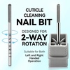 image:imageMakartt Flame Cuticle Nail Drill Bit  332 Shank Tungsten Carbide Bit for Nail Drill Machine Professional Shape Bit for Cuticle Cleaning Smooth Gel NailsSidewall Dead Skin amp Nail Prep SilverNail Buffer Bit3XF