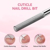 image:imageMakartt Flame Cuticle Nail Drill Bit  332 Shank Tungsten Carbide Bit for Nail Drill Machine Professional Shape Bit for Cuticle Cleaning Smooth Gel NailsSidewall Dead Skin amp Nail Prep Silver2 Pcs Nail Buffer Bit3XF