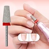 image:imageMakartt Flame Cuticle Nail Drill Bit  332 Shank Tungsten Carbide Bit for Nail Drill Machine Professional Shape Bit for Cuticle Cleaning Smooth Gel NailsSidewall Dead Skin amp Nail Prep SilverDiamond Tapered BitF