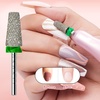 image:imageMakartt Flame Cuticle Nail Drill Bit  332 Shank Tungsten Carbide Bit for Nail Drill Machine Professional Shape Bit for Cuticle Cleaning Smooth Gel NailsSidewall Dead Skin amp Nail Prep SilverDiamond Tapered BitC