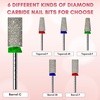 image:imageMakartt Flame Cuticle Nail Drill Bit  332 Shank Tungsten Carbide Bit for Nail Drill Machine Professional Shape Bit for Cuticle Cleaning Smooth Gel NailsSidewall Dead Skin amp Nail Prep SilverDiamond Barrel BitC