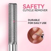 image:imageMakartt Flame Cuticle Nail Drill Bit  332 Shank Tungsten Carbide Bit for Nail Drill Machine Professional Shape Bit for Cuticle Cleaning Smooth Gel NailsSidewall Dead Skin amp Nail Prep Silver2 Pcs Nail Buffer Bit3XF